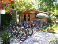 les vélos du camping près de Dax