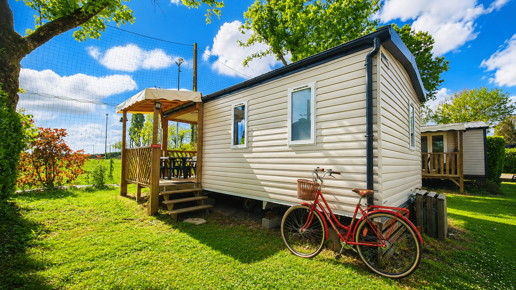 Mobil home compacto de 2 dormitorios