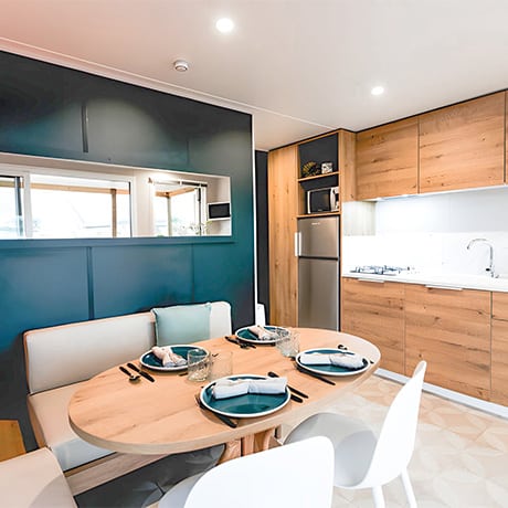 mobil home 2 chambres premium climatise