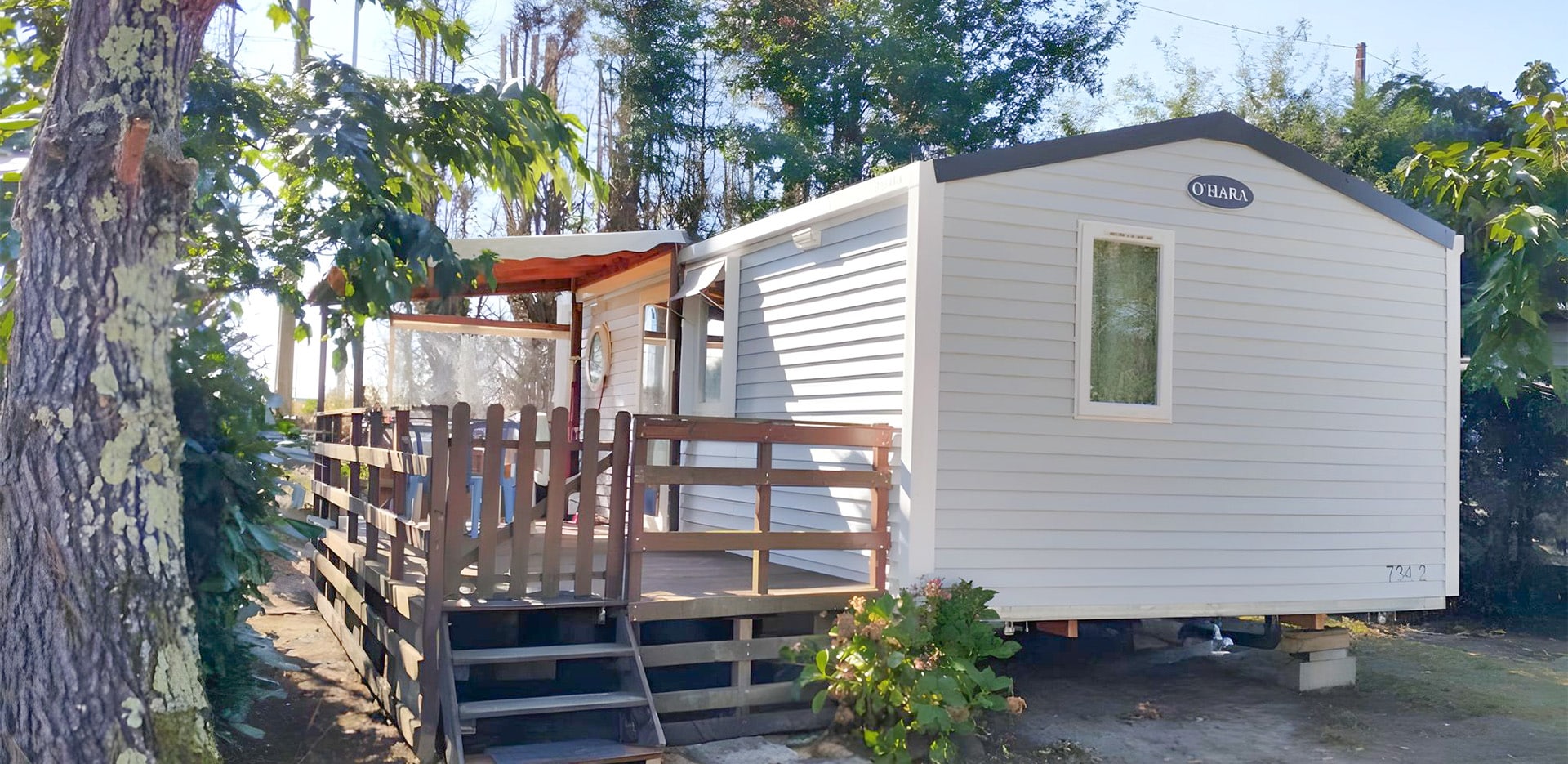 mobil home chalet 2 chambres confort climatise