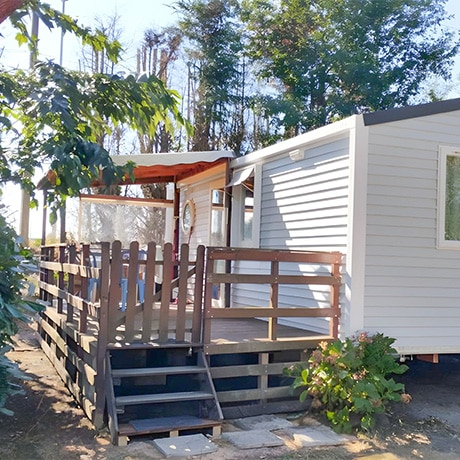 mobil home chalet 2 chambres confort climatise